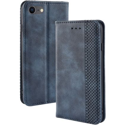 Mobigear Sensation iPhone 7 Hülle Klapphülle Geldbörse - Blau