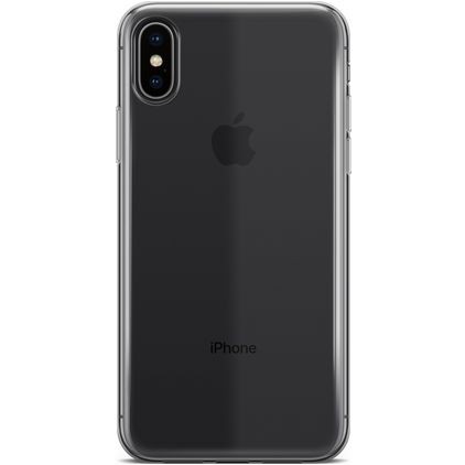 Mobigear Basics Durchsichtig iPhone XS Max Hülle Flexibles TPU Backcover - Transparent