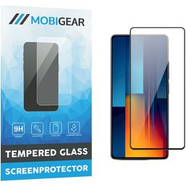 Mobigear Premium POCO M6 Pro Panzerglas Gehärtetes Glas Displayschutz - Hüllenfreundlich - Schwarz