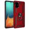 Mobigear Armor Ring Samsung Galaxy A71 Hülle Hardcase Backcover Stoßfest mit Ringhalter - Rot