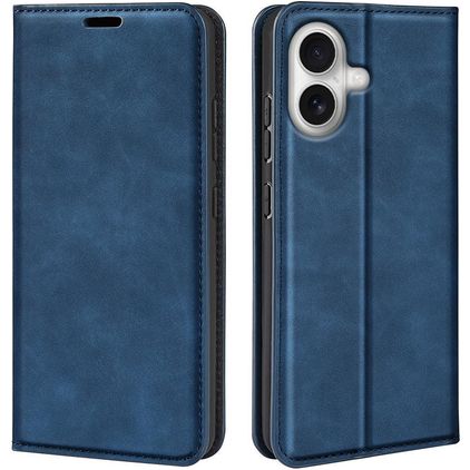 Mobigear Retro Slim iPhone 17 Hülle Klapphülle Geldbörse - Dunkelblau