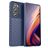 Mobigear Groove Motorola Edge 30 Pro Hülle Flexibles TPU Backcover - Blau