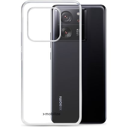 Mobilize Gelly Durchsichtig Xiaomi 13T Hülle Flexibles TPU Backcover - Transparent