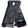 Mobiparts Hardcover iPhone 16e MagSafe Hülle Hardcase Backcover mit Ständer - Satin Black