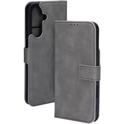 Mobiparts Classic Wallet Samsung Galaxy A26 MagSafe Hülle Klapphülle - Granite Grey