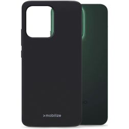 Mobilize Rubber Gelly OPPO Reno 14 Hülle Flexibles TPU Backcover - Schwarz