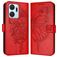 Mobigear Butterfly HONOR X7A Klapphülle Portemonnaie - Rot