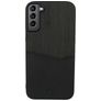 Valenta Card Slot Samsung Galaxy S21 Plus Hülle Echtes Leder Backcover mit Kartenhalter - Schwarz