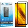 Mobigear Premium POCO X3 Panzerglas Gehärtetes Glas Displayschutz - Hüllenfreundlich - Schwarz