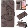 Mobigear Butterfly iPhone 16 Plus Hülle Klapphülle Geldbörse - Grau