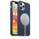 Mobigear Rubber Touch iPhone 12 Pro Silikon MagSafe Hülle Backcover - Marineblau