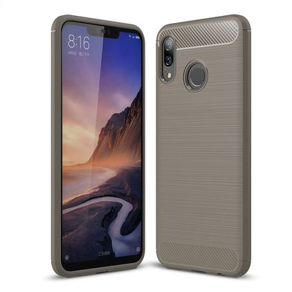 Mobigear Brushed Slim Huawei Nova 3 Hülle Flexibles TPU Backcover - Grau