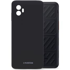 Mobilize Rubber Gelly Samsung Galaxy Xcover 7 Pro Hülle Flexibles TPU Backcover - Schwarz