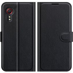 Mobigear Classic Samsung Galaxy Xcover 5 Hülle Klapphülle Geldbörse - Schwarz