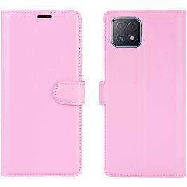 Mobigear Classic OPPO A73 5G Hülle Klapphülle Geldbörse - Pink