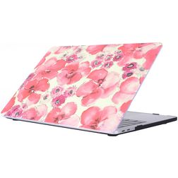 Mobigear Flowers MacBook Pro 15 Zoll (2016-2019) Hardshell Hülle Laptop Cover MacBook Case - Model 36 - Modell A1707 / A1990