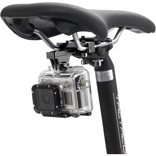 Puluz GoPro Saddle Fahrradrahmen Klemme - Universal - Schwarz