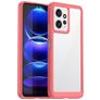 Mobigear Crystal Xiaomi Redmi Note 12 Hülle Hardcase Backcover - Transparent / Rot