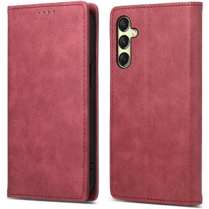 Mobigear Wallet Samsung Galaxy A16 Hülle Klapphülle Geldbörse - Rot