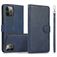 Mobigear Wallet iPhone 16 Pro Max Hülle Abnehmbare 2in1 Klapphülle Geldbörse - Blau