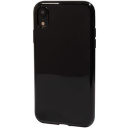 Mobiparts Classic iPhone XR Hülle Flexibles TPU Backcover - Schwarz