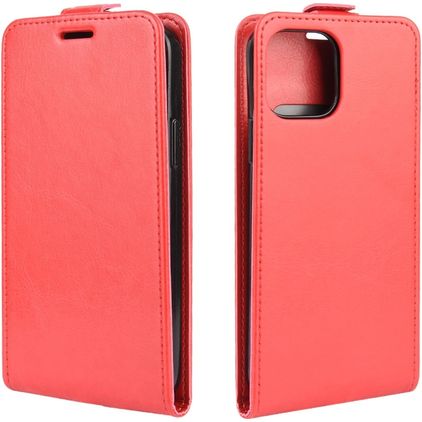 Mobigear iPhone 12 Hülle Flipcase - Rot