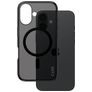 CARE by PanzerGlass Smokey iPhone 16 MagSafe Hardcase Backcover - Transparent / Schwarz