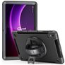 Mobigear SureGrip Lenovo Tab P11 Gen 2 Hülle Kunststoff,Silikon Backcover + Ständer - Schwarz
