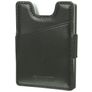 Valenta Card Case Alu + Money Strap Echtleder Kartenetui - 8 Karten - Schwarz
