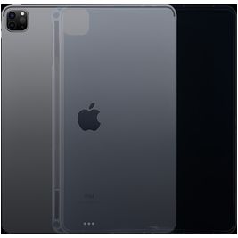 Mobigear Basics Pencil Dünne iPad Pro 12.9 Zoll (2022) Hülle Flexibles TPU Backcover - Transparent