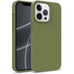 Mobigear Bio iPhone 13 Mini Hülle Umweltfreundliches Backcover - Olive