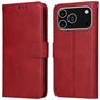 Mobigear Wallet iPhone 17 Pro Hülle Klapphülle Geldbörse - Rot