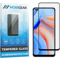 Mobigear Premium OPPO Reno 4 5G Panzerglas Displayschutz - Hüllenfreundlich - Schwarz