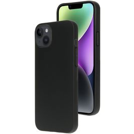 Mobiparts Classic iPhone 14 Plus Hülle Flexibles TPU Backcover - Matt Black