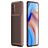 Mobigear Racing OPPO Reno 4 Hülle Flexibles TPU Backcover - Braun