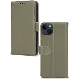 Mobilize Premium Gelly Wallet iPhone 14 Plus Hülle Klapphülle Geldbörse - Grün