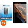 Mobigear Samsung Galaxy Tab S8 Ultra Panzerglas Gehärtetes Glas Displayschutz - Hüllenfreundlich (3er Pack)