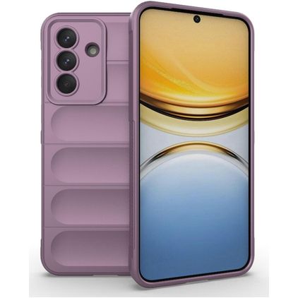 Mobigear Bumpy Samsung Galaxy A37 Hülle Flexibles TPU Backcover - Lila
