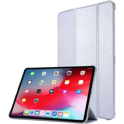 Mobigear Tri-Fold Slim iPad Pro 12.9 Zoll (2018) Hülle Klapphülle - Silber