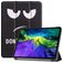 Mobigear Tri-Fold iPad Pro 11 Zoll (2018) Hülle Klapphülle - Do Not Touch