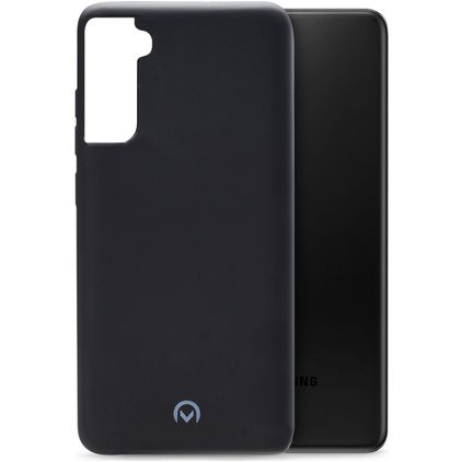 Mobilize Rubber Gelly Samsung Galaxy S21 Plus Hülle Flexibles TPU Backcover - Matt Black