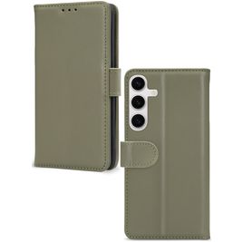 Mobilize Premium Gelly Samsung Galaxy S24 FE Hülle Klapphülle Geldbörse - Grün