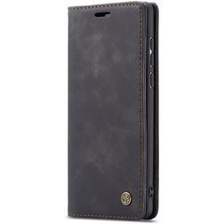 Caseme 013 Samsung Galaxy A71 Hülle Klapphülle Geldbörse - Schwarz