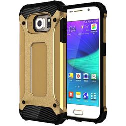 Mobigear Outdoor Samsung Galaxy S6 Hülle Hardcase Backcover Stoßfest - Gold