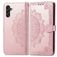 Mobigear Mandala Samsung Galaxy A13 5G Hülle Klapphülle Geldbörse - Roségold
