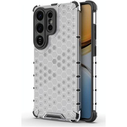 Mobigear Honeycomb Samsung Galaxy S26 Ultra Hardcase Backcover Shockproof - Weiß