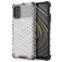 Mobigear Honeycomb POCO M3 Hülle Hardcase Backcover Stoßfest - Weiß