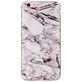 Mobigear Marble iPhone 6s Plus Hülle Flexibles TPU Backcover - Weiß