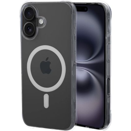 Mobiparts Classic Durchsichtig iPhone 16 MagSafe Hülle Flexibles TPU Backcover - Transparent