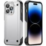 Mobigear Slim Armor iPhone 14 Pro Hülle Hardcase Backcover Stoßfest - Weiß
